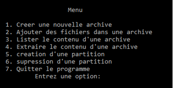 Extrait de code Shell illustrant la création d’archives et de liens
